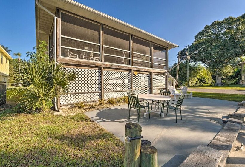 Canalfront Home W/ Private Dock   5 Mi To Beaches!