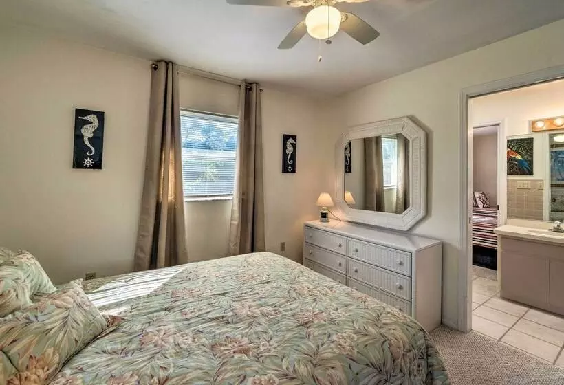 Canalfront Home W/ Private Dock   5 Mi To Beaches!