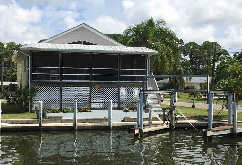 Canalfront Home W/ Private Dock   5 Mi To Beaches!