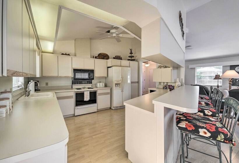 Canalfront Home W/ Private Dock   5 Mi To Beaches!