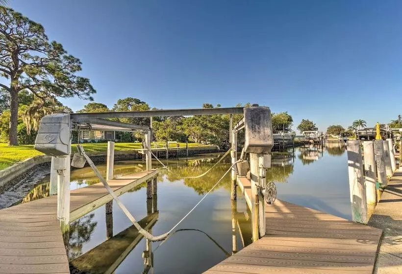Canalfront Home W/ Private Dock   5 Mi To Beaches!