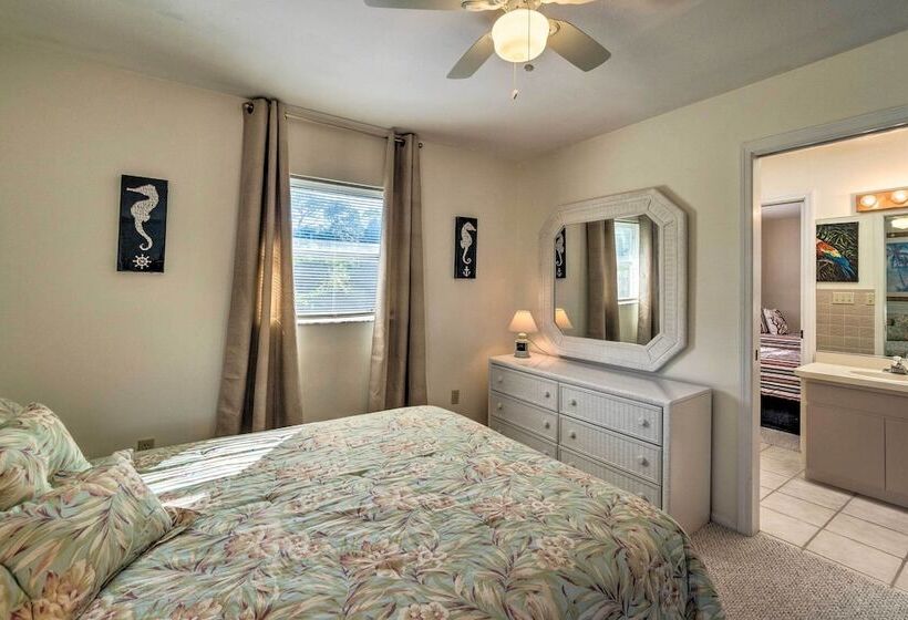 Canalfront Home W/ Private Dock   5 Mi To Beaches!