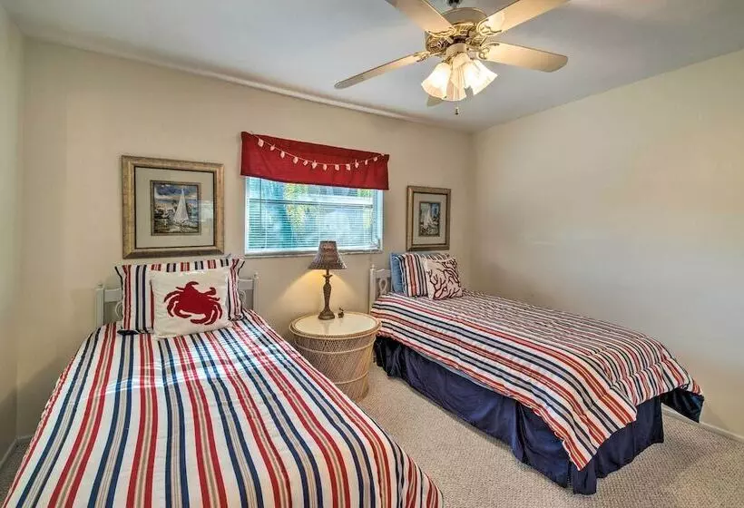 Canalfront Home W/ Private Dock   5 Mi To Beaches!