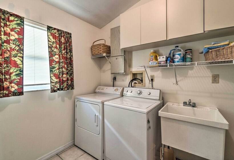 Canalfront Home W/ Private Dock   5 Mi To Beaches!