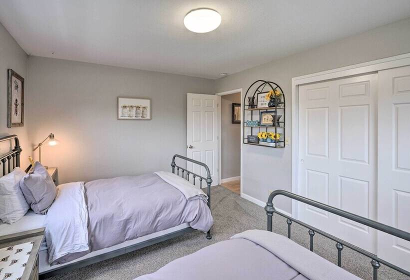 Forest View Deck + Fire Pits: Pine Grove Retreat!