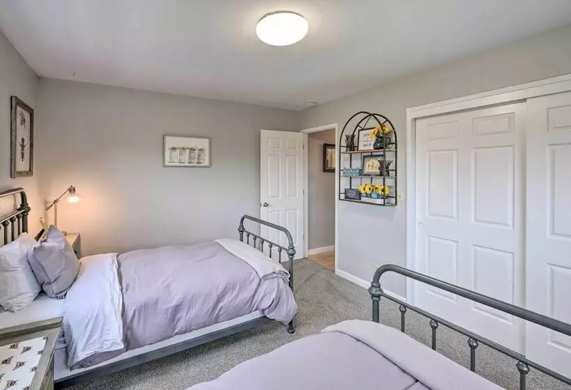 Forest View Deck + Fire Pits: Pine Grove Retreat!