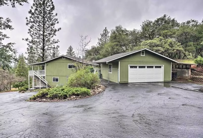 Forest View Deck + Fire Pits: Pine Grove Retreat!