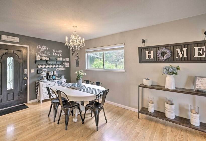 Forest View Deck + Fire Pits: Pine Grove Retreat!