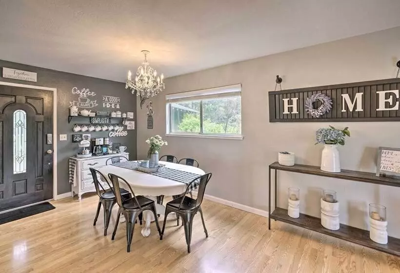 Forest View Deck + Fire Pits: Pine Grove Retreat!