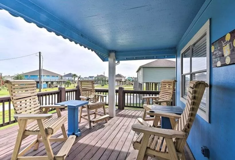 Colorful Crystal Beach Home W/ Ocean View!