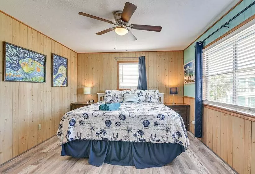 Colorful Crystal Beach Home W/ Ocean View!