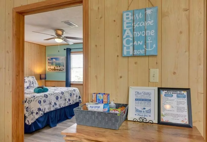 Colorful Crystal Beach Home W/ Ocean View!