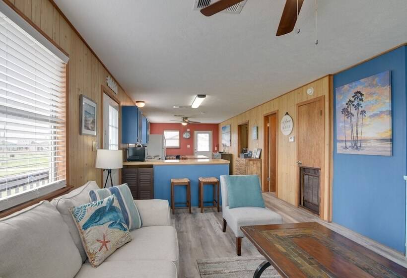 Colorful Crystal Beach Home W/ Ocean View!