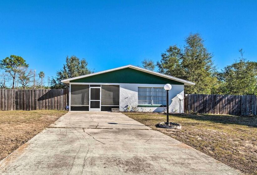 Dog Friendly Home, 10 Mi To Downtown Ocala