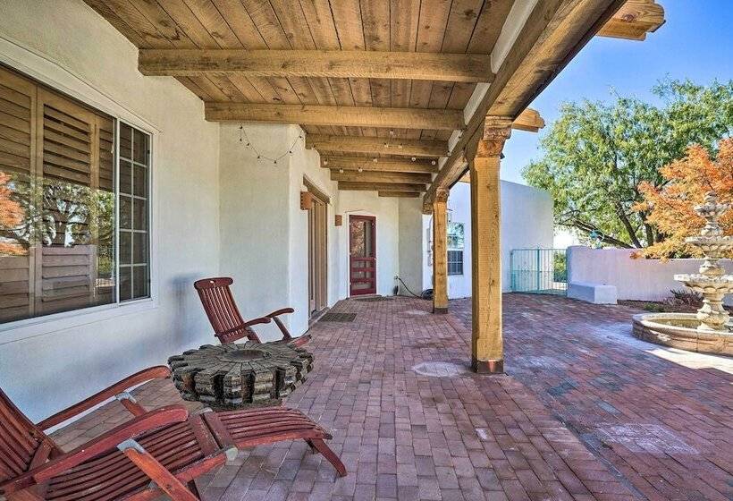 Las Cruces Home La Casa Blanca W/ Courtyard