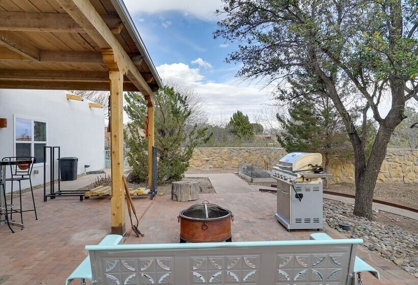 Las Cruces Home La Casa Blanca W/ Courtyard