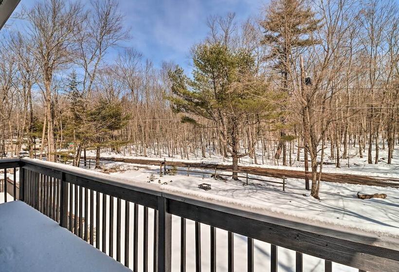 Hot Tub & Fire Pit: Modern Pocono Mountain Home