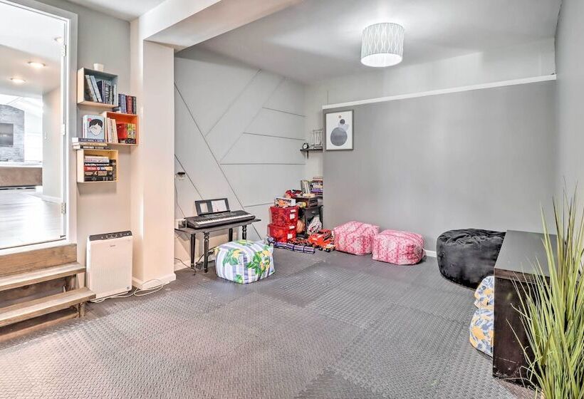 Hot Tub & Fire Pit: Modern Pocono Mountain Home