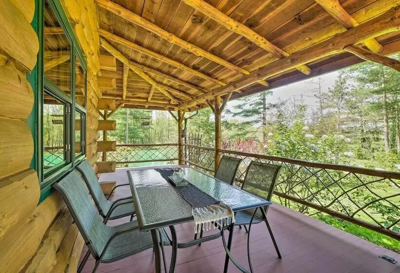 The Red Pine Cabin  W/ Private Pond & Dock!