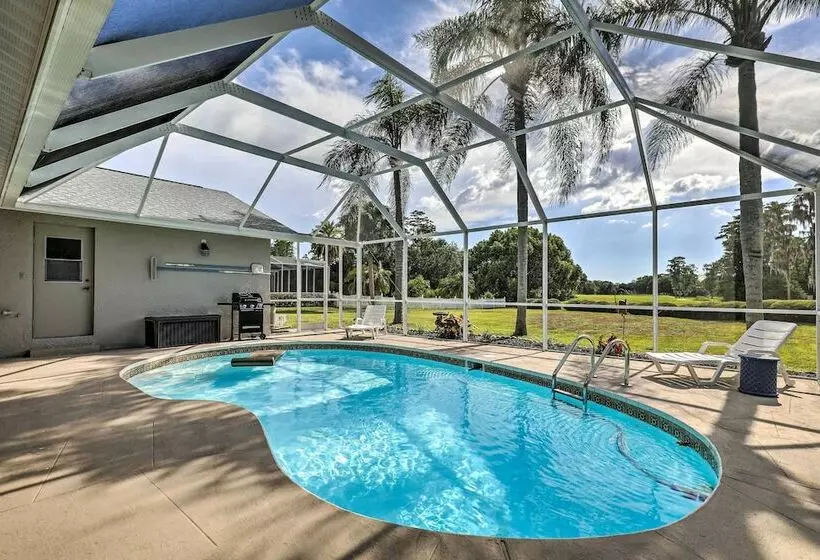 Palm Harbor Home W/ Pool & Golf Course Views!