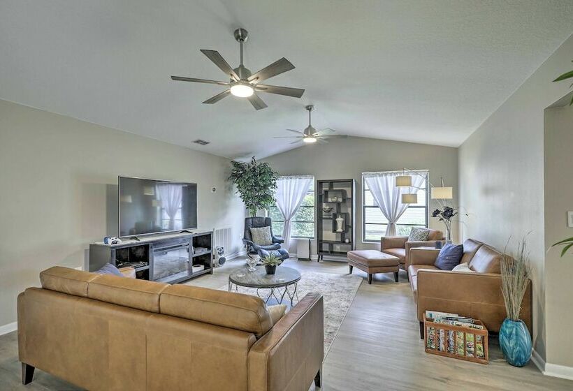 Palm Harbor Home W/ Pool & Golf Course Views!