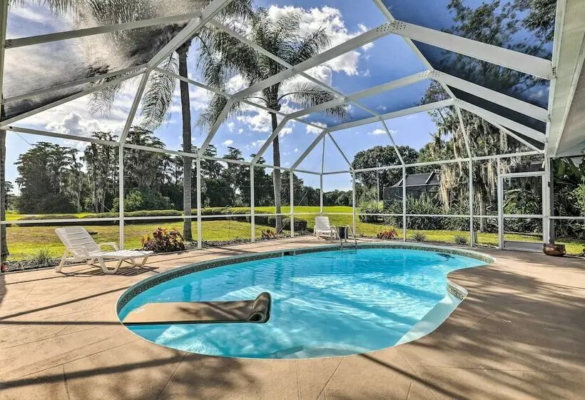 Palm Harbor Home W/ Pool & Golf Course Views!