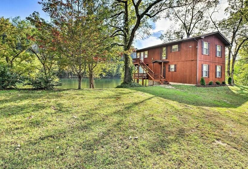 Private Riverfront Home On The White River!