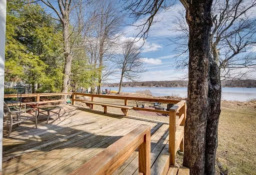 Dock & Sunroom: Waterfront Home Near Kalahari!