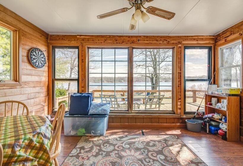 Dock & Sunroom: Waterfront Home Near Kalahari!