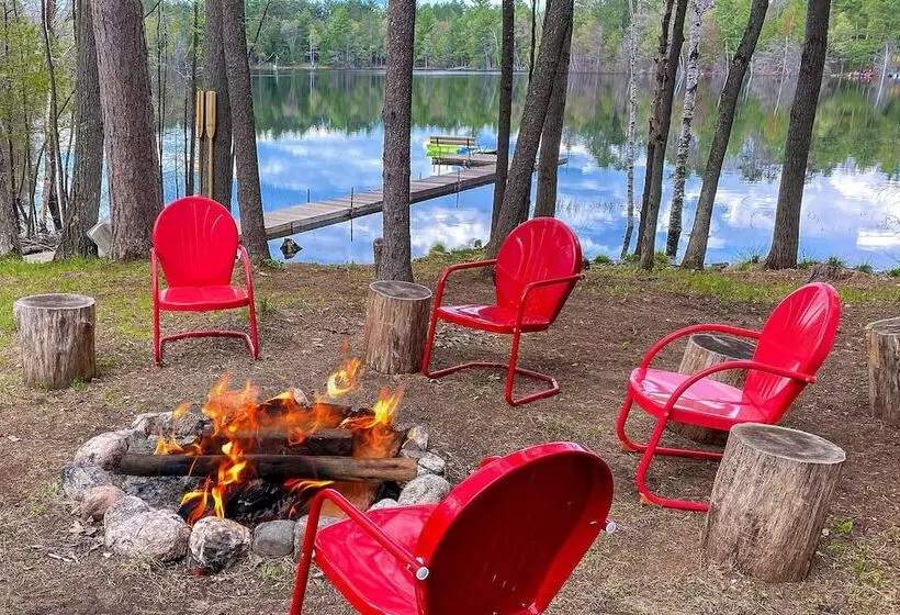 Arbor Vitae Home W/ Game Room: Snowmobiles Welcome