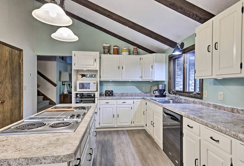 Arbor Vitae Home W/ Game Room: Snowmobiles Welcome