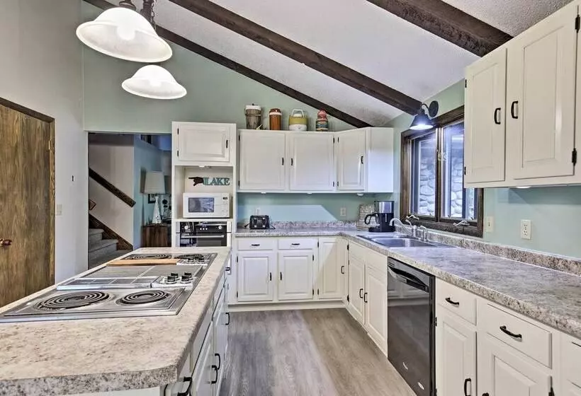 Arbor Vitae Home W/ Game Room: Snowmobiles Welcome