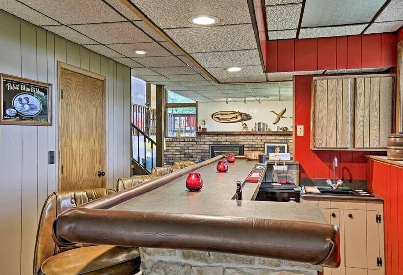 Arbor Vitae Home W/ Game Room: Snowmobiles Welcome