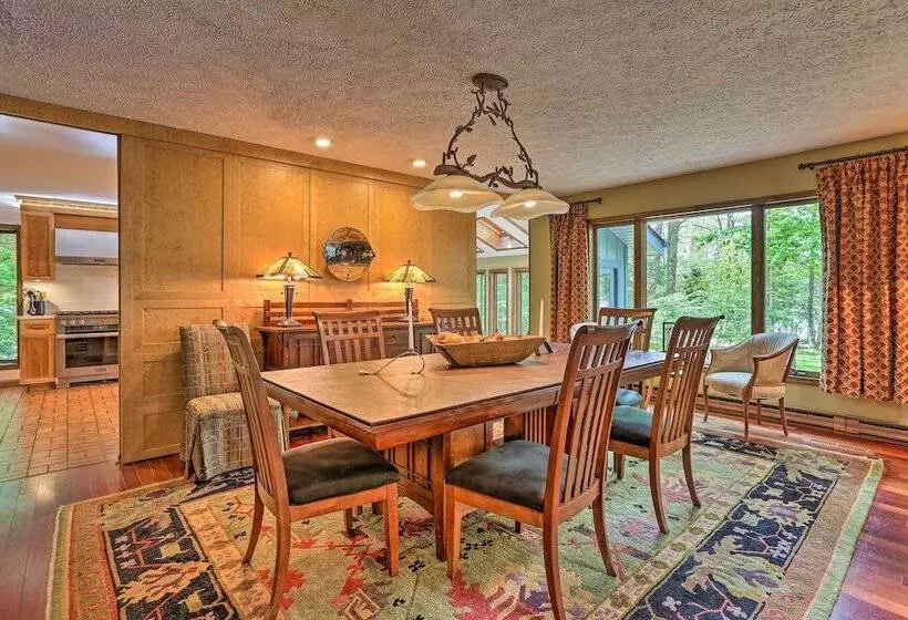 Luxe Poconos Pines Home W/ Beach + Amenities!