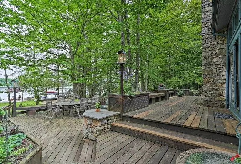 Luxe Poconos Pines Home W/ Beach + Amenities!