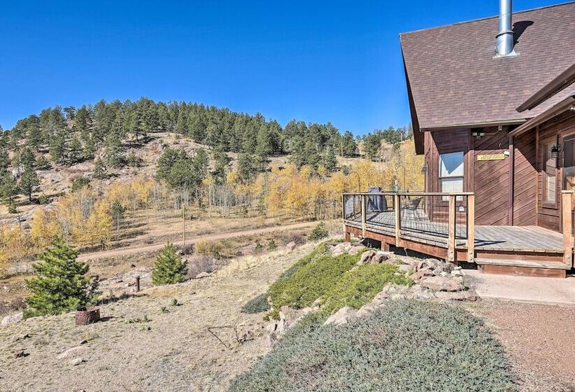 Mtn View Cabin W/ Deck, 3 Mi To Cripple Creek!