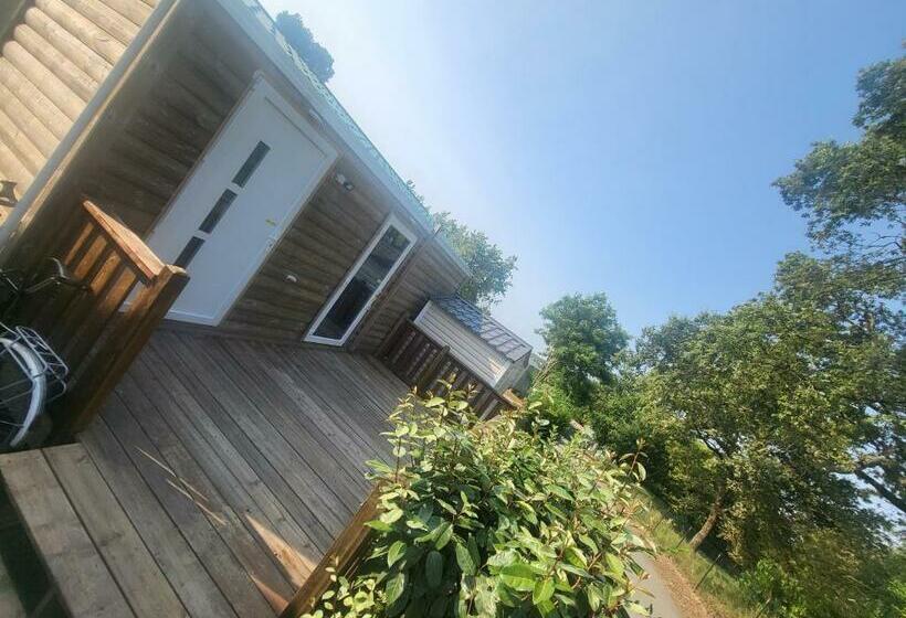 캡슐 호텔 Chambre Familiale 50 1 Dans Une Partie Du Mobil Home Au Camping