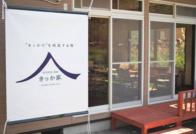 Kikkake Green And Mt.fuji   Hostel