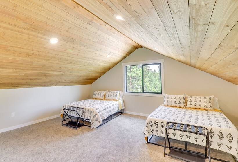 Modern Lakeside Cabin W/ Mountain Views & Hot Tub!