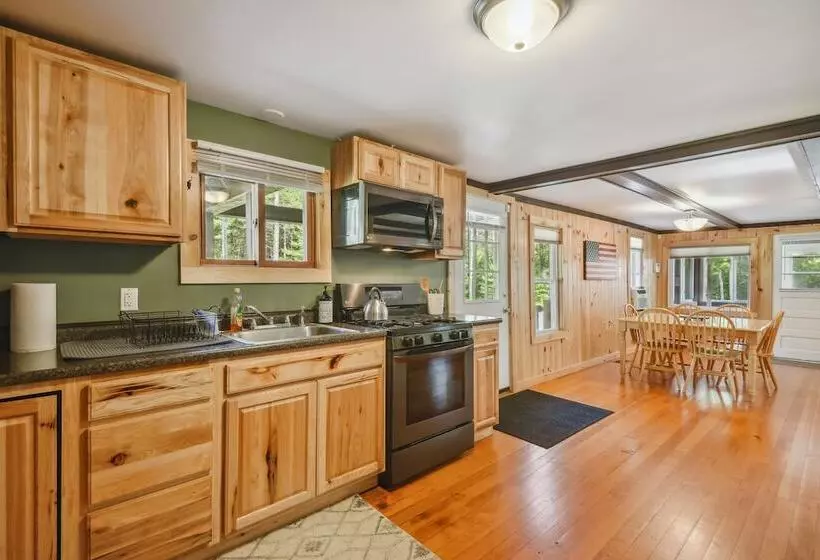 5 Acre Brantingham Property W/ Porch & Grill!