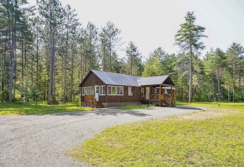 5 Acre Brantingham Property W/ Porch & Grill!