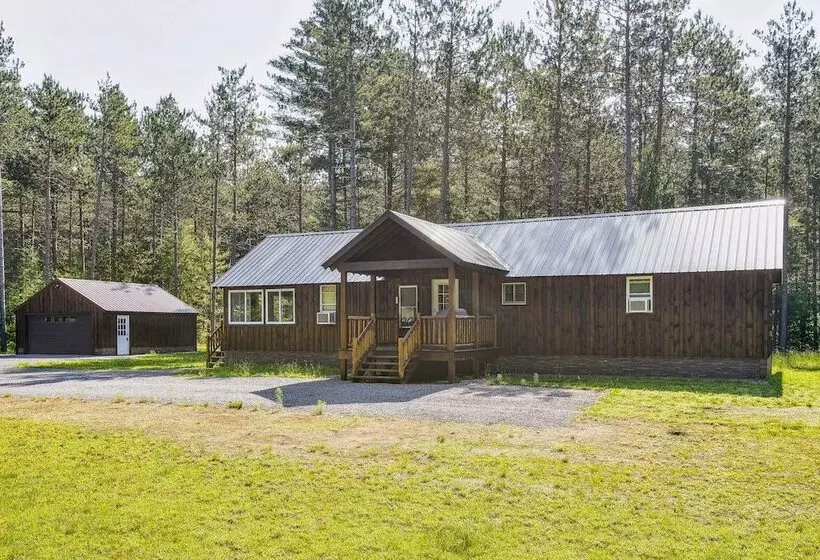 5 Acre Brantingham Property W/ Porch & Grill!