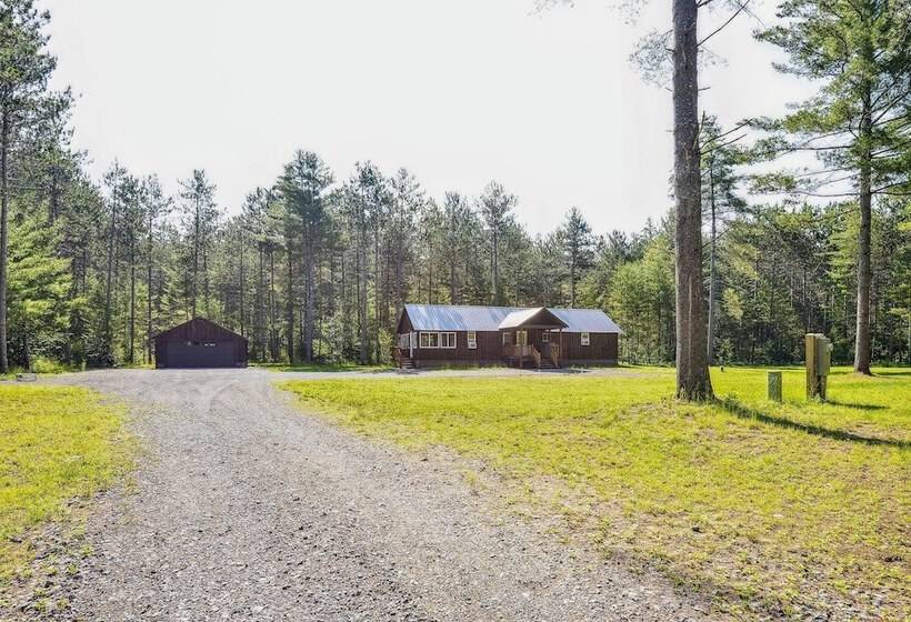 5 Acre Brantingham Property W/ Porch & Grill!