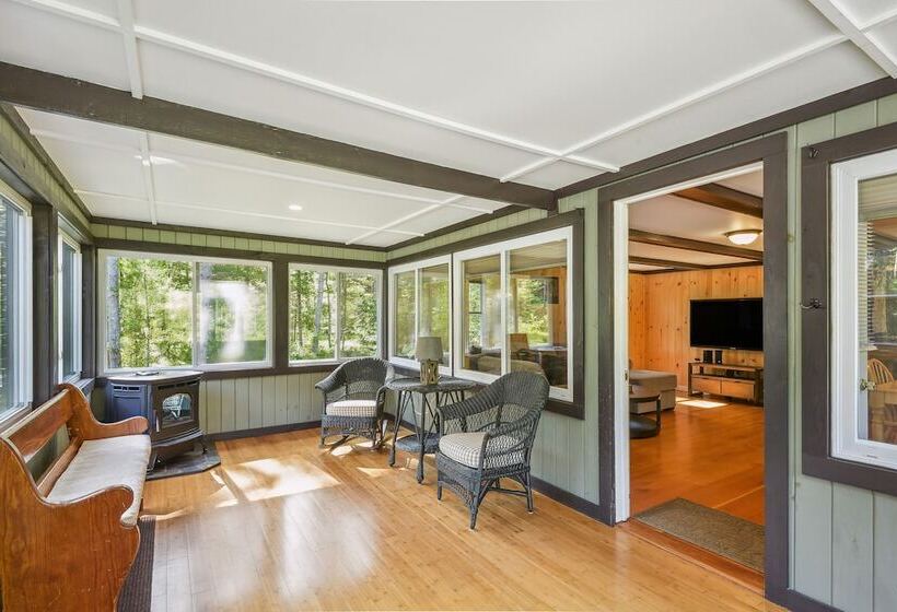 5 Acre Brantingham Property W/ Porch & Grill!