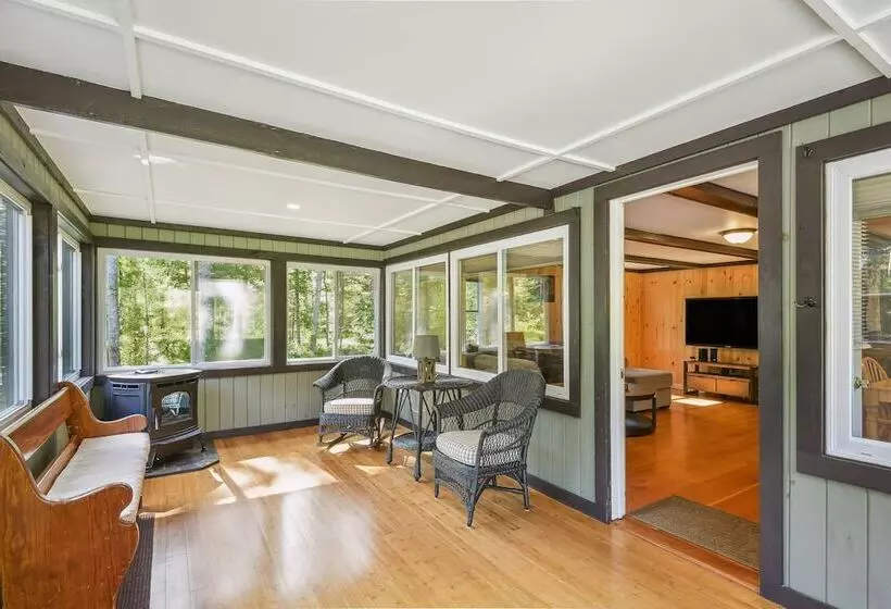 5 Acre Brantingham Property W/ Porch & Grill!