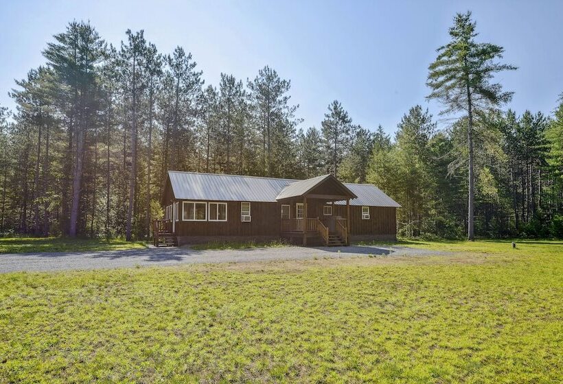 5 Acre Brantingham Property W/ Porch & Grill!