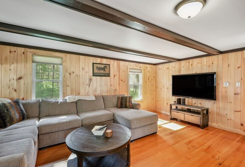 5 Acre Brantingham Property W/ Porch & Grill!