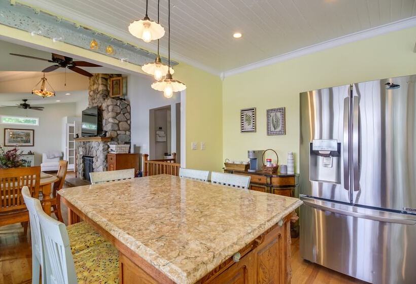 Garrison Haven On Whitefish Lake W/ Boat Dock!