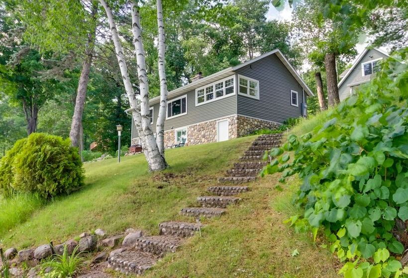 Garrison Haven On Whitefish Lake W/ Boat Dock!