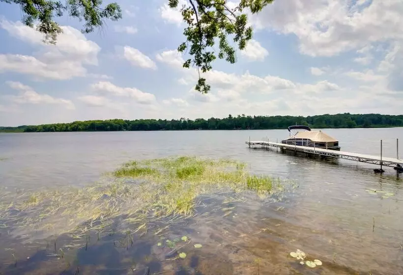 Garrison Haven On Whitefish Lake W/ Boat Dock!